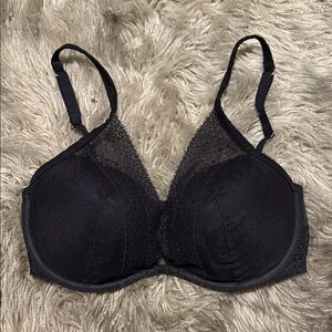 Victoria's Secret Black Lace Plunge Bra